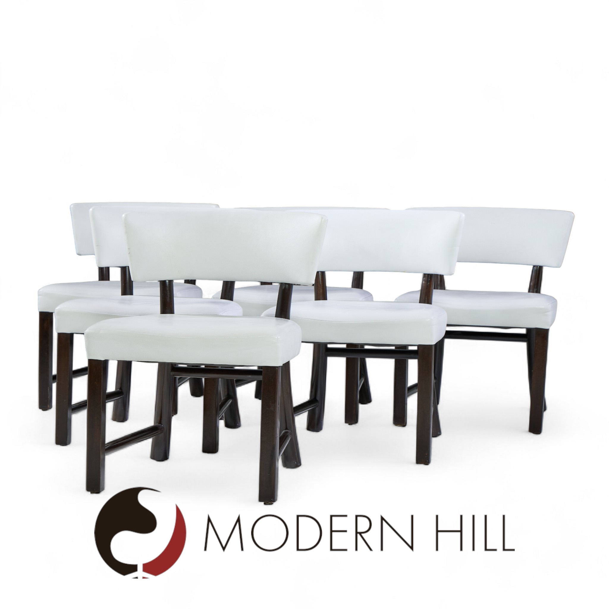 Edward Wormley for Dunbar Model 4735 Mid Century Dining Chairs - Set of 6