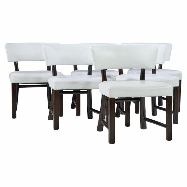 Edward Wormley for Dunbar Model 4735 Mid Century Dining Chairs - Set of 6