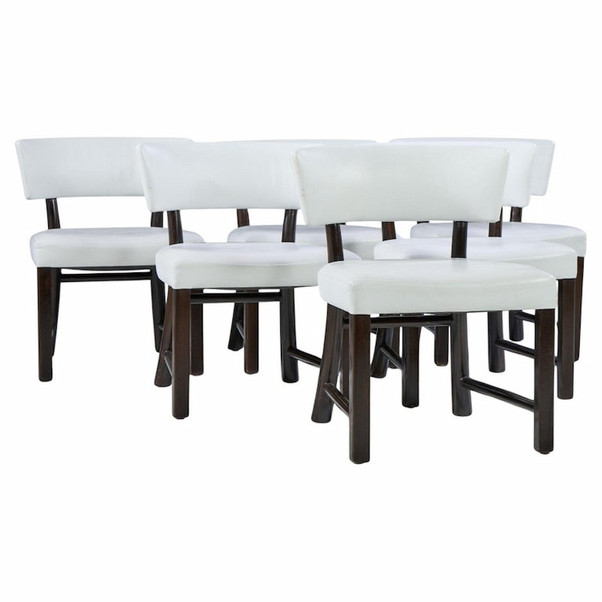 Edward Wormley for Dunbar Model 4735 Mid Century Dining Chairs - Set of 6