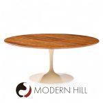 Eero Saarinen for Knoll Mid Century Rosewood Tulip Coffee Table | Mid Century Modern Furniture - Mid Century Furniture Chicago Eero Saarinen for Knoll Mid Century Rosewood Tulip Coffee Table