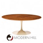 Eero Saarinen for Knoll Mid Century Rosewood Tulip Coffee Table | Mid Century Modern Furniture - Mid Century Furniture Chicago Eero Saarinen for Knoll Mid Century Rosewood Tulip Coffee Table