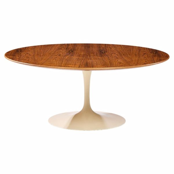 Eero Saarinen for Knoll Mid Century Rosewood Tulip Coffee Table