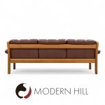 Ekornes Mid Century Norwegian Teak and Leather Montana Sofa | Mid Century Modern Furniture - Mid Century Furniture Chicago Ekornes Mid Century Norwegian Teak and Leather Montana Sofa