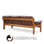 Ekornes Mid Century Norwegian Teak and Leather Montana Sofa | Mid Century Modern Furniture - Mid Century Furniture Chicago Ekornes Mid Century Norwegian Teak and Leather Montana Sofa