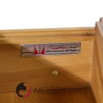 George Nelson for Herman Miller Mid Century Walnut and Cane Executive Desk