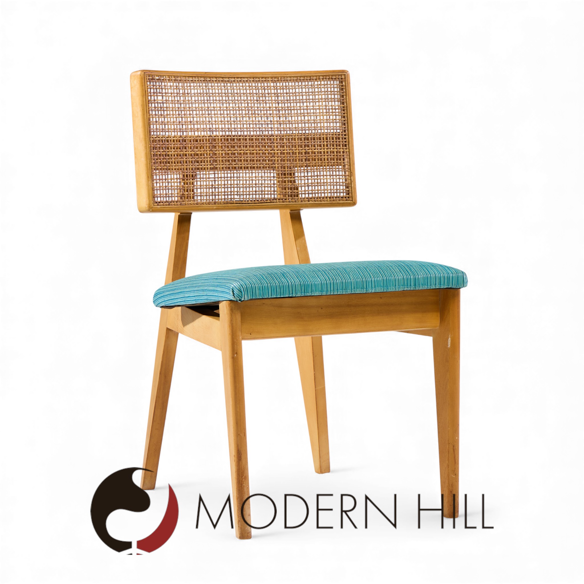 George Nelson for Herman Miller Model 4663 Mid Century Walnut Dining Chairs - Set of 8