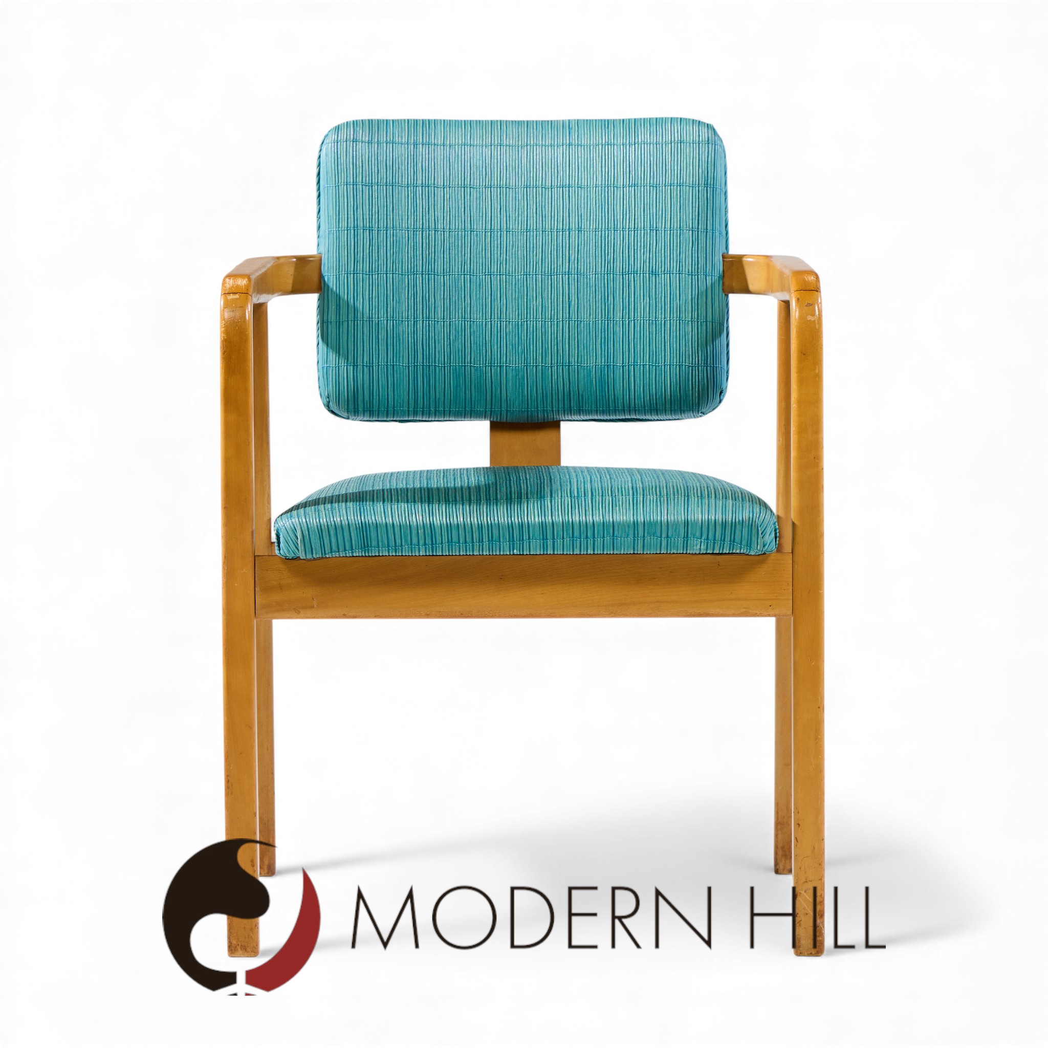 George Nelson for Herman Miller Model 4663 Mid Century Walnut Dining Chairs - Set of 8