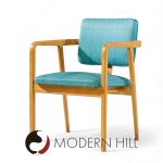 George Nelson for Herman Miller Model 4663 Mid Century Walnut Dining Chairs - Set of 8