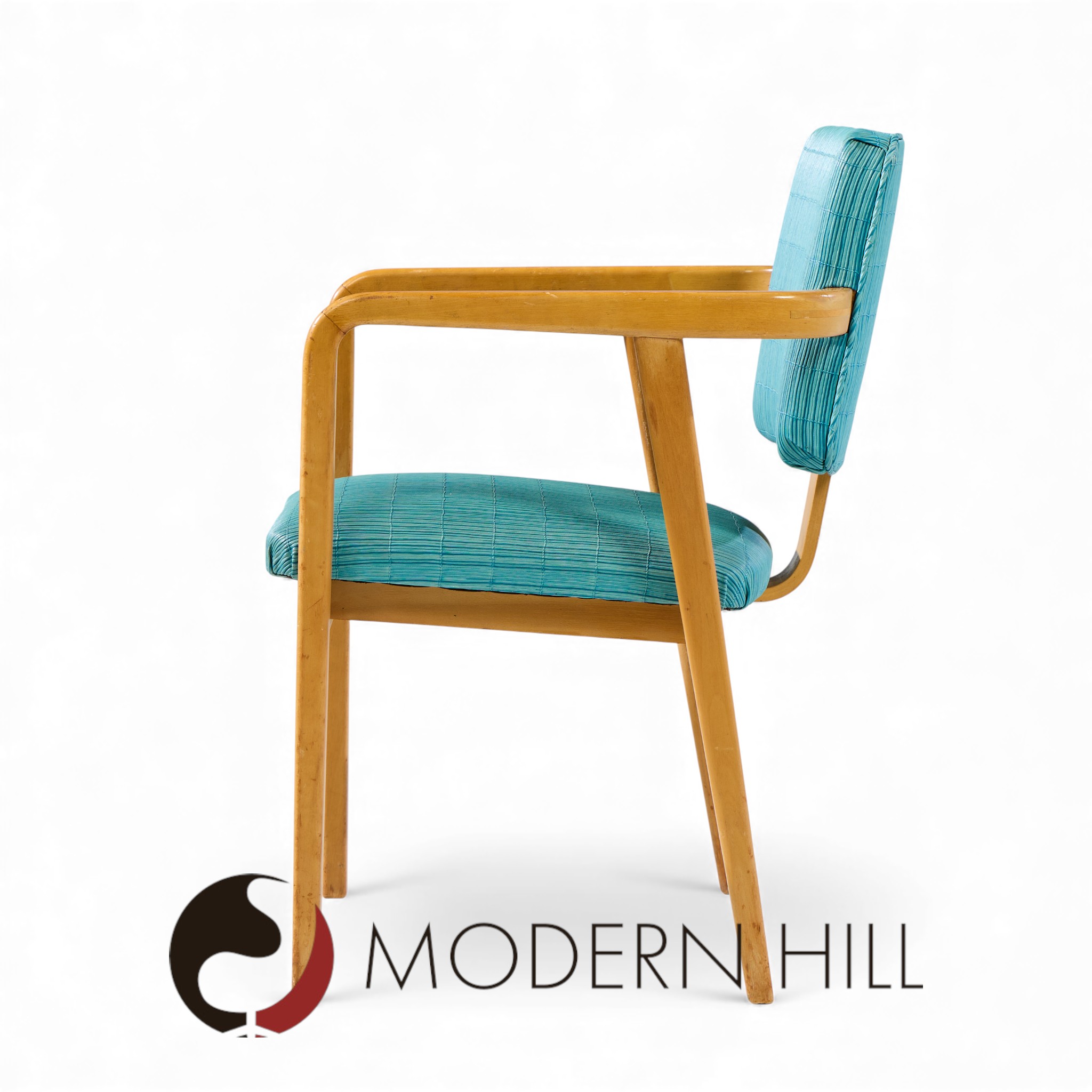 George Nelson for Herman Miller Model 4663 Mid Century Walnut Dining Chairs - Set of 8