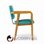 George Nelson for Herman Miller Model 4663 Mid Century Walnut Dining Chairs - Set of 8