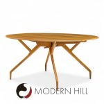 Greta Grossman for Glenn of California Mid Century Walnut Spider Leg Drop Leaf Dining Table | Mid Century Modern Furniture - Mid Century Furniture Chicago Greta Grossman for Glenn of California Mid Century Walnut Spider Leg Drop Leaf Dining Table