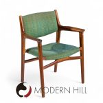 Hans Wegner for Johannes Hansen Jh515 Mid Century Danish Teak Occasional Chairs - Pair