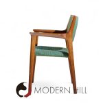 Hans Wegner for Johannes Hansen Jh515 Mid Century Danish Teak Occasional Chairs - Pair