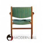 Hans Wegner for Johannes Hansen Jh515 Mid Century Danish Teak Occasional Chairs - Pair