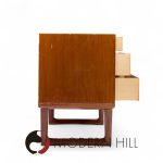 Helge Vestergaard-jensen for Peder Pedersen Mid Century Sculptural Danish Teak 6 Drawer Dresser