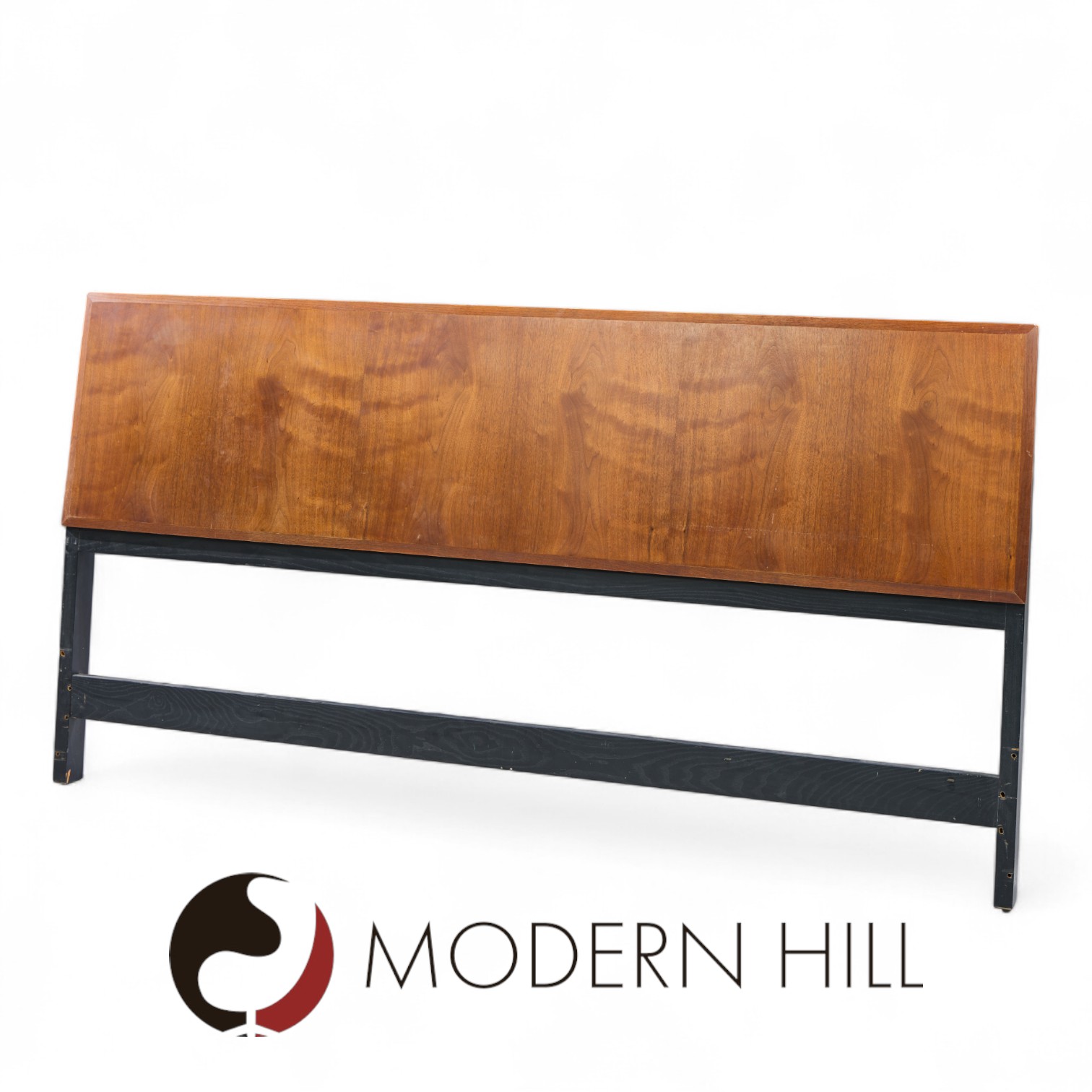 Jack Cartwright for Founders Mid Century Walnut King Headboard