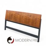 Jack Cartwright for Founders Mid Century Walnut King Headboard | Mid Century Modern Furniture - Mid Century Furniture Chicago Jack Cartwright for Founders Mid Century Walnut King Headboard