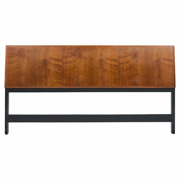 Jack Cartwright for Founders Mid Century Walnut King Headboard