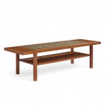 Jane and Gordon Martz for Marshall Studios Walnut and Tile Coffee Table | Mid Century Modern Furniture - Mid Century Furniture Chicago Jane and Gordon Martz for Marshall Studios Walnut and Tile Coffee Table