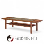 Jane and Gordon Martz for Marshall Studios Walnut and Tile Coffee Table | Mid Century Modern Furniture - Mid Century Furniture Chicago Jane and Gordon Martz for Marshall Studios Walnut and Tile Coffee Table