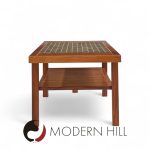 Jane and Gordon Martz for Marshall Studios Walnut and Tile Coffee Table | Mid Century Modern Furniture - Mid Century Furniture Chicago Jane and Gordon Martz for Marshall Studios Walnut and Tile Coffee Table