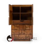 Lane Staccato Mid Century Brutalist Walnut Armoire | Mid Century Modern Furniture - Mid Century Furniture Chicago Lane Staccato Mid Century Brutalist Walnut Armoire