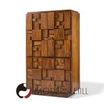 Lane Staccato Mid Century Brutalist Walnut Armoire | Mid Century Modern Furniture - Mid Century Furniture Chicago Lane Staccato Mid Century Brutalist Walnut Armoire