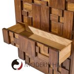 Lane Staccato Mid Century Brutalist Walnut Armoire | Mid Century Modern Furniture - Mid Century Furniture Chicago Lane Staccato Mid Century Brutalist Walnut Armoire