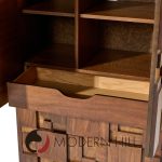 Lane Staccato Mid Century Brutalist Walnut Armoire | Mid Century Modern Furniture - Mid Century Furniture Chicago Lane Staccato Mid Century Brutalist Walnut Armoire