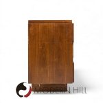 Lane Staccato Mid Century Brutalist Walnut Lowboy Dresser | Mid Century Modern Furniture - Mid Century Furniture Chicago Lane Staccato Mid Century Brutalist Walnut Lowboy Dresser