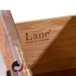 Lane Staccato Mid Century Brutalist Walnut Lowboy Dresser | Mid Century Modern Furniture - Mid Century Furniture Chicago Lane Staccato Mid Century Brutalist Walnut Lowboy Dresser