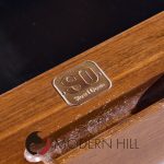 M.f. Harty for Stow Davis Tomorrow Mid Century Walnut and Chrome Floating Credenza