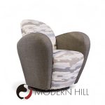 Michael Wolk for Weiman Miami Swivel Chairs - Pair