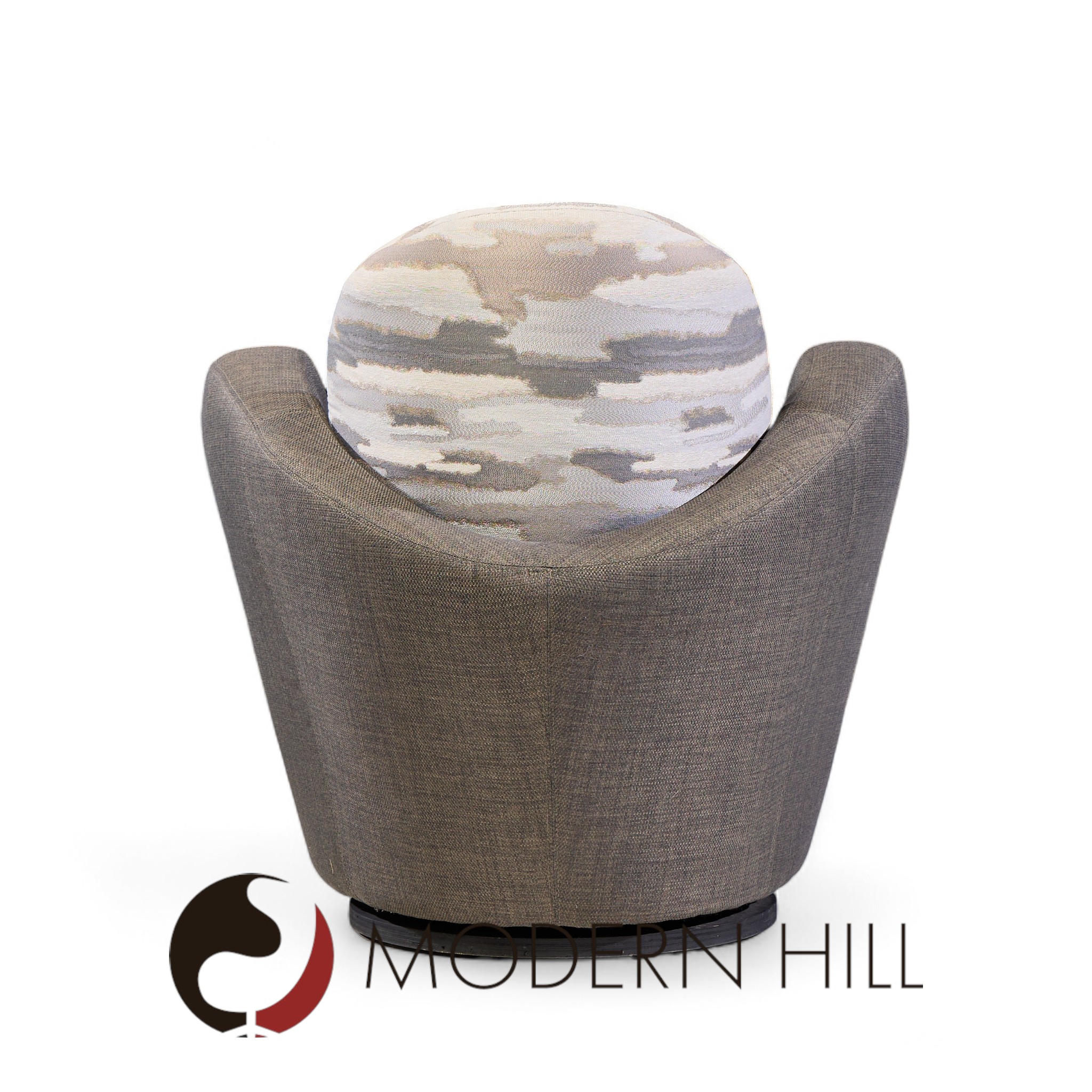 Michael Wolk for Weiman Miami Swivel Chairs - Pair