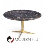 Mid Century Italian Marble and Brass Coffee Table | Mid Century Modern Furniture - Mid Century Furniture Chicago Mid Century Italian Marble and Brass Coffee Table