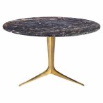 Mid Century Italian Marble and Brass Coffee Table | Mid Century Modern Furniture - Mid Century Furniture Chicago Mid Century Italian Marble and Brass Coffee Table
