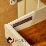 Milo Baughman for Thayer Coggin Mid Century Burlwood and Chrome Credenza