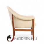 Milo Baughman for Thayer Coggin Mid Century Walnut Tufted Lounge Chair