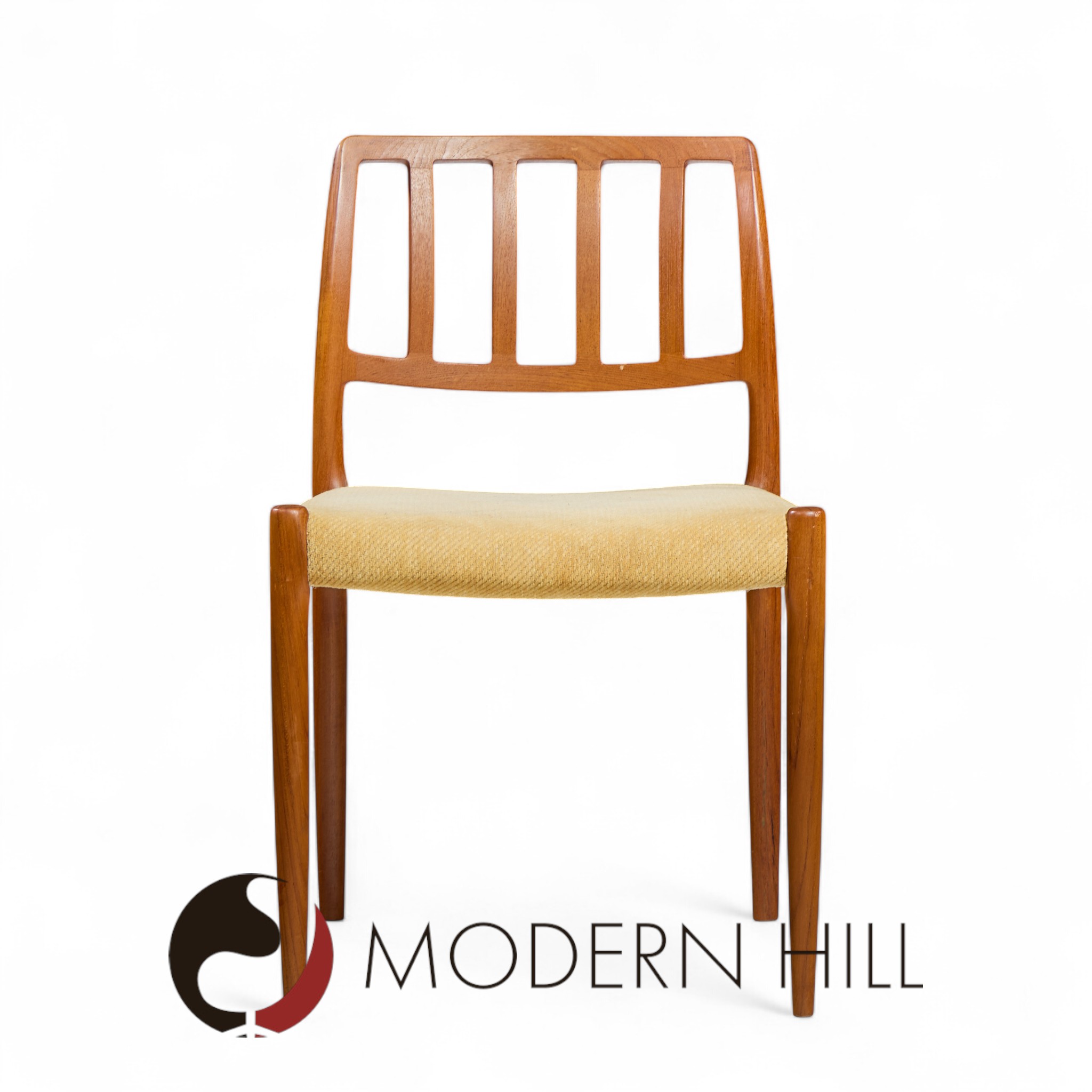Niels Moller Model 83 Mid Century Danish Teak Dining Chairs - Set of 6 | Mid Century Modern Furniture - Mid Century Furniture Chicago Niels Moller Model 83 Mid Century Danish Teak Dining Chairs - Set of 6