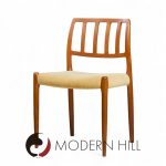 Niels Moller Model 83 Mid Century Danish Teak Dining Chairs - Set of 6 | Mid Century Modern Furniture - Mid Century Furniture Chicago Niels Moller Model 83 Mid Century Danish Teak Dining Chairs - Set of 6