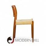 Niels Moller Model 83 Mid Century Danish Teak Dining Chairs - Set of 6 | Mid Century Modern Furniture - Mid Century Furniture Chicago Niels Moller Model 83 Mid Century Danish Teak Dining Chairs - Set of 6