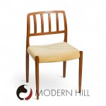 Niels Moller Model 83 Mid Century Danish Teak Dining Chairs - Set of 6 | Mid Century Modern Furniture - Mid Century Furniture Chicago Niels Moller Model 83 Mid Century Danish Teak Dining Chairs - Set of 6