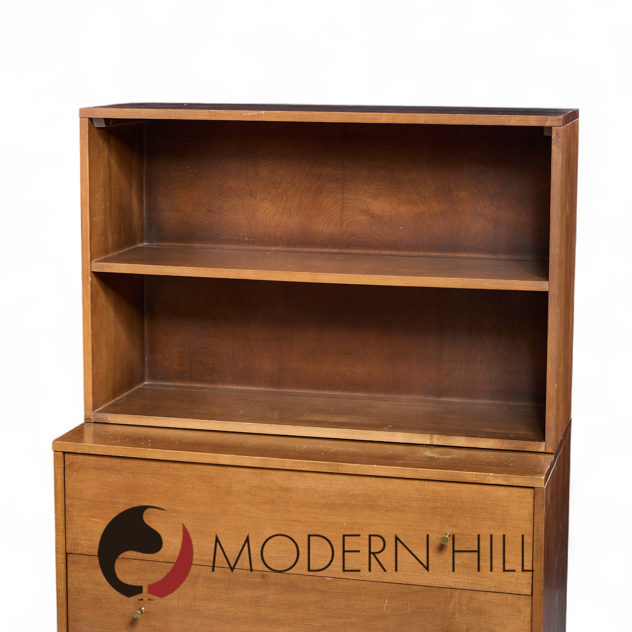 Paul Mccobb for Planner Group Mid Century Chest of Drawers with Hutch