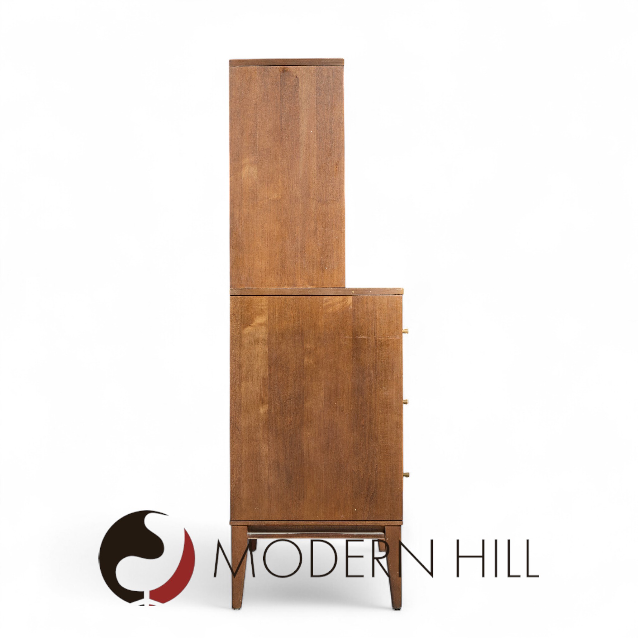 Paul Mccobb for Planner Group Mid Century Chest of Drawers with Hutch