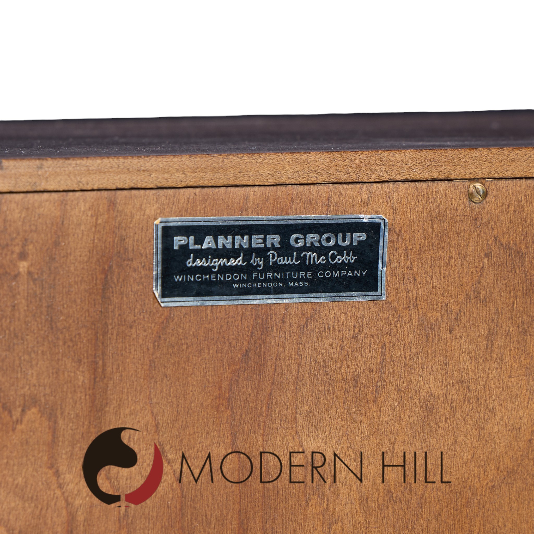 Paul Mccobb for Planner Group Mid Century Chest of Drawers with Hutch