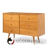 Paul Mccobb for Planner Group Mid Century 6 Drawer Lowboy Dresser