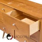 Paul Mccobb for Planner Group Mid Century 6 Drawer Lowboy Dresser - Pair | Mid Century Modern Furniture - Mid Century Furniture Chicago Paul Mccobb for Planner Group Mid Century 6 Drawer Lowboy Dresser - Pair