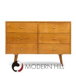 Paul Mccobb for Planner Group Mid Century 6 Drawer Lowboy Dresser - Pair | Mid Century Modern Furniture - Mid Century Furniture Chicago Paul Mccobb for Planner Group Mid Century 6 Drawer Lowboy Dresser - Pair