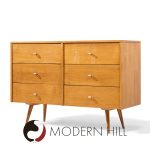 Paul Mccobb for Planner Group Mid Century 6 Drawer Lowboy Dresser - Pair | Mid Century Modern Furniture - Mid Century Furniture Chicago Paul Mccobb for Planner Group Mid Century 6 Drawer Lowboy Dresser - Pair