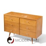 Paul Mccobb for Planner Group Mid Century 6 Drawer Lowboy Dresser - Pair | Mid Century Modern Furniture - Mid Century Furniture Chicago Paul Mccobb for Planner Group Mid Century 6 Drawer Lowboy Dresser - Pair